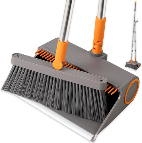 Long handled dustpan and brush - long,