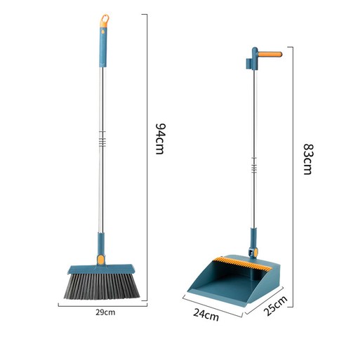 Long handled dustpan - and, brush