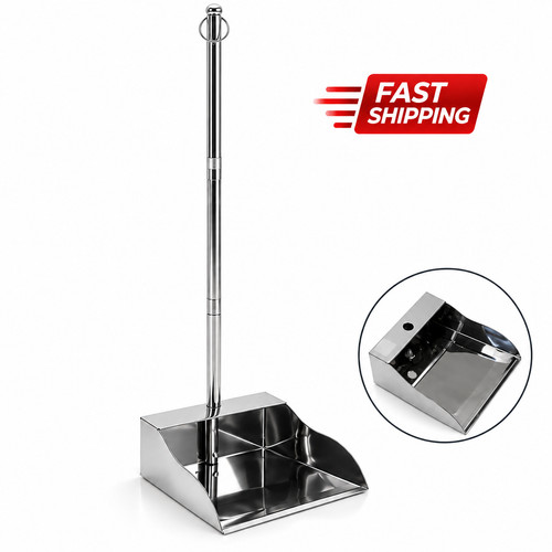 Long handle dustpan and - long,
