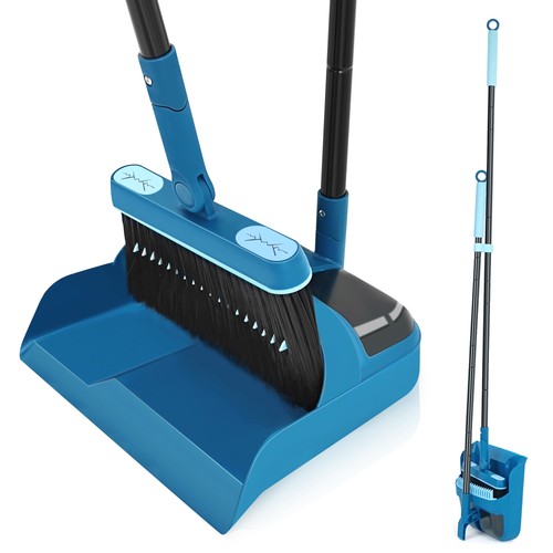 Long handled dustpan and brush - handled,