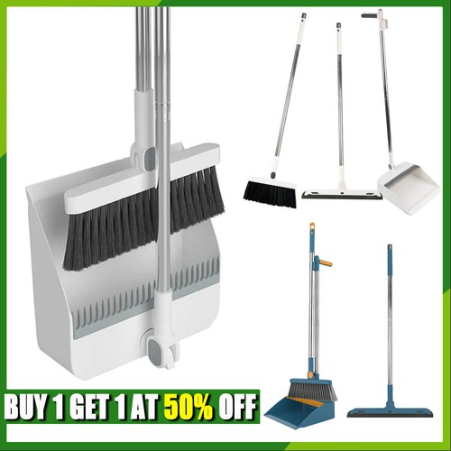 Long handled dustpan and brush - handled,