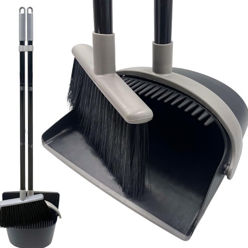 Ergonomic long handled dustpan - long,