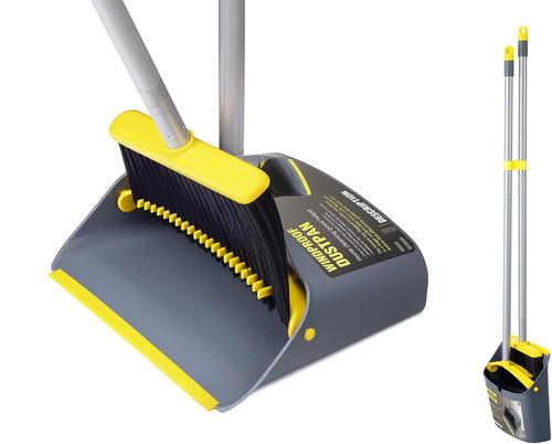 Long handled dustpan and - handled,
