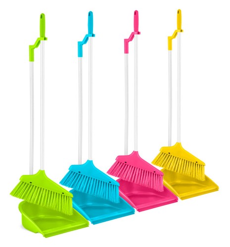 Long handled dustpan and brush - and,