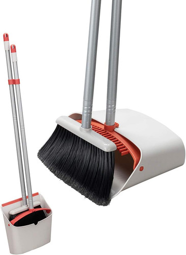 Long handled dustpan and - handled,