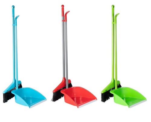 Long handled dustpan and brush - dustpan,