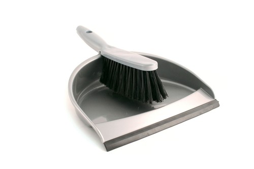Dustpan and stiff - dustpan, brush