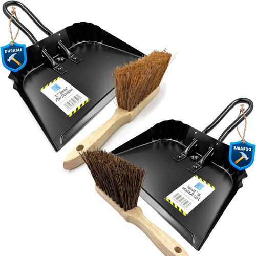 Dustpan and brush - brush, set
