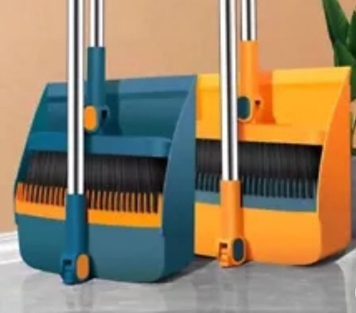 Long handled dustpan - dustpan, brush