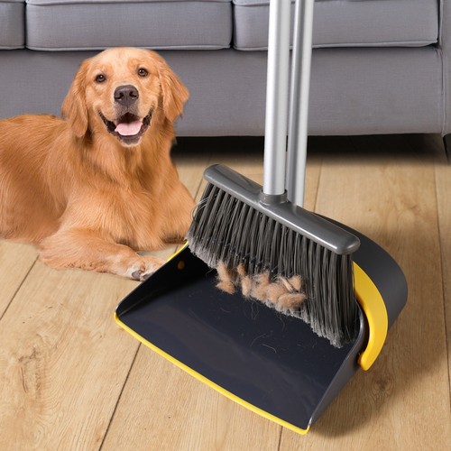 Strong long handled dustpan - strong,