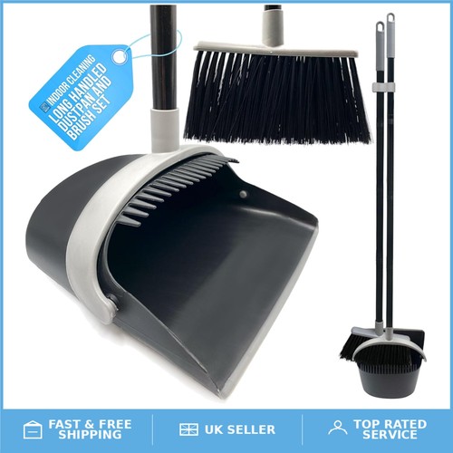 Ergonomic long handled dustpan - handled,