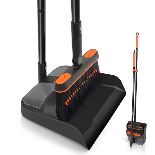 Dustpan and brush - brush, long