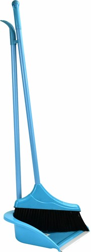Long handled dustpan - long, brush