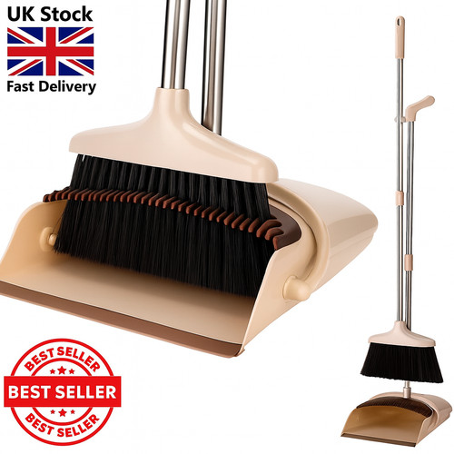 Dustpan brush set plastic - &,