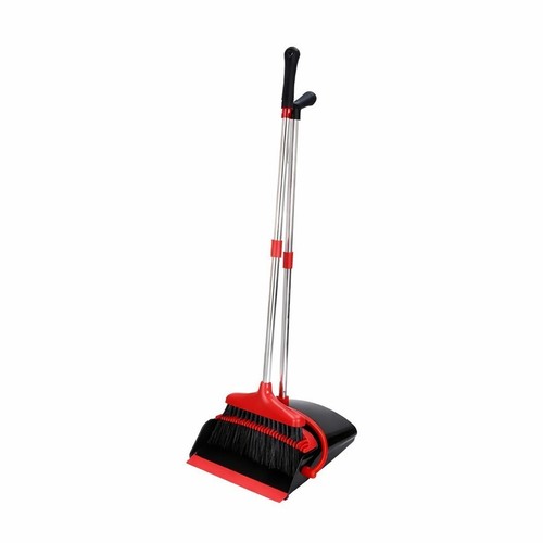Long handled dustpan and - dustpan, brush