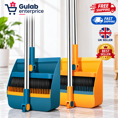 Long handled dustpan and - long,