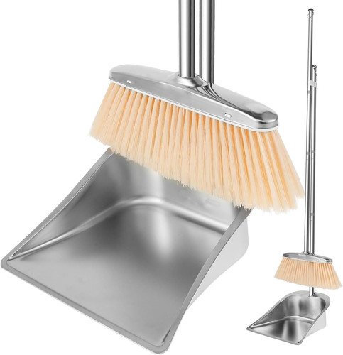 Long handled dustpan and brush - dustpan,