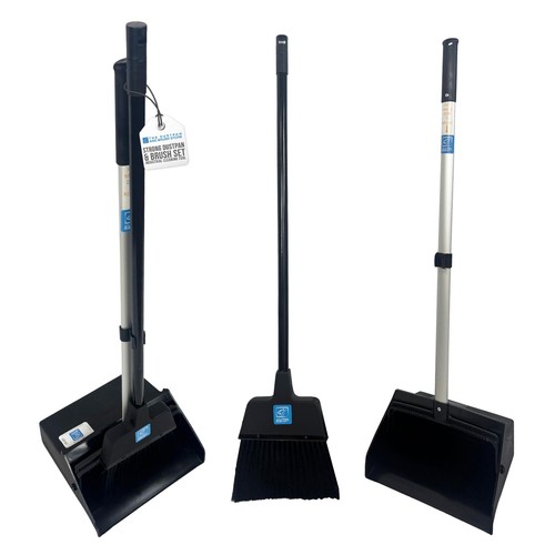 Long dustpan and brush set - long,