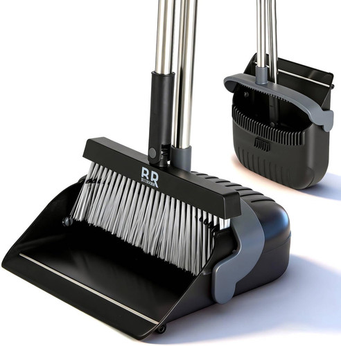 Broom and dustpan - and, home