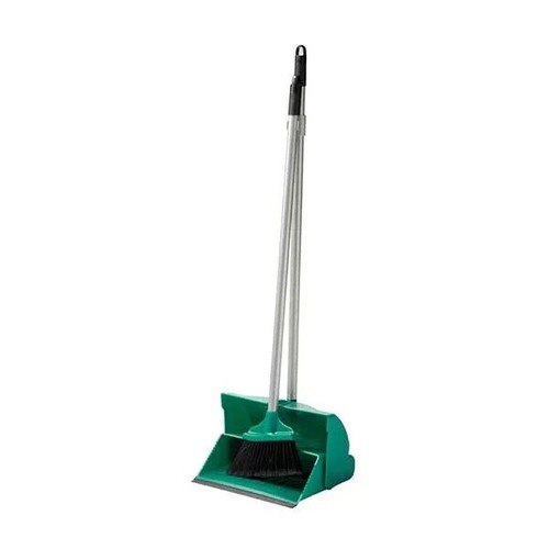 Green long handled lobby - lobby, dust
