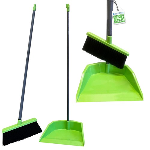 Long handled dustpan and - handled,