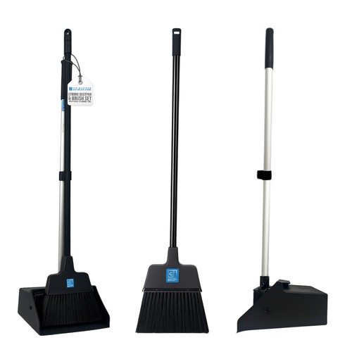 Strong long handled dustpan - handled,