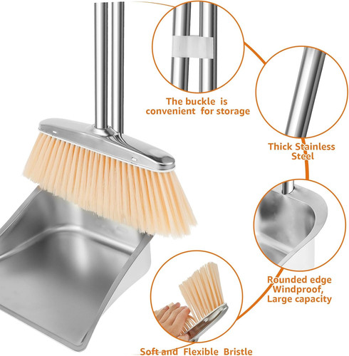 Long handled dustpan - long, and