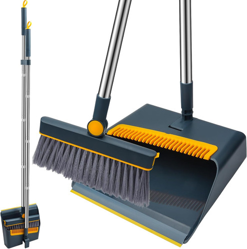 Long handled dustpan and - long,