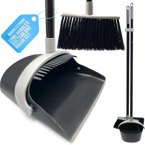 Long handled dustpan and brush - and,
