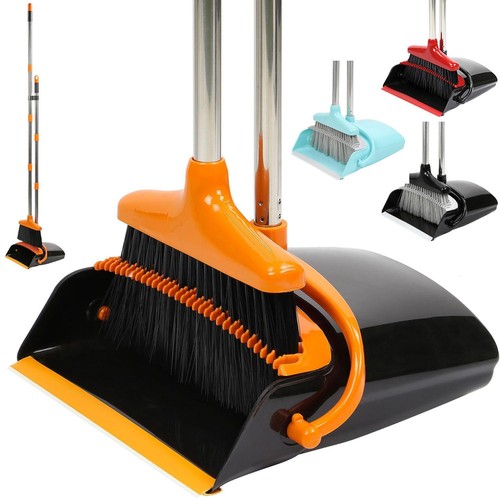 Long handled dustpan and brush - handled,