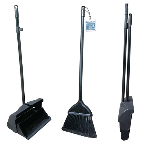 Long handle dustpan and brush - long,